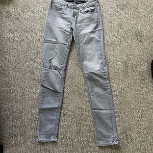 Just Black Denim Gray Skinny Leg Jeans